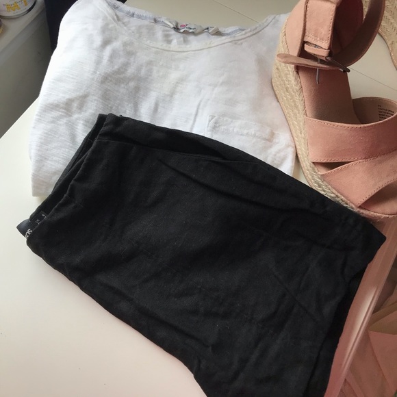 ASOS black shorts zipper size 6 - Picture 5 of 6